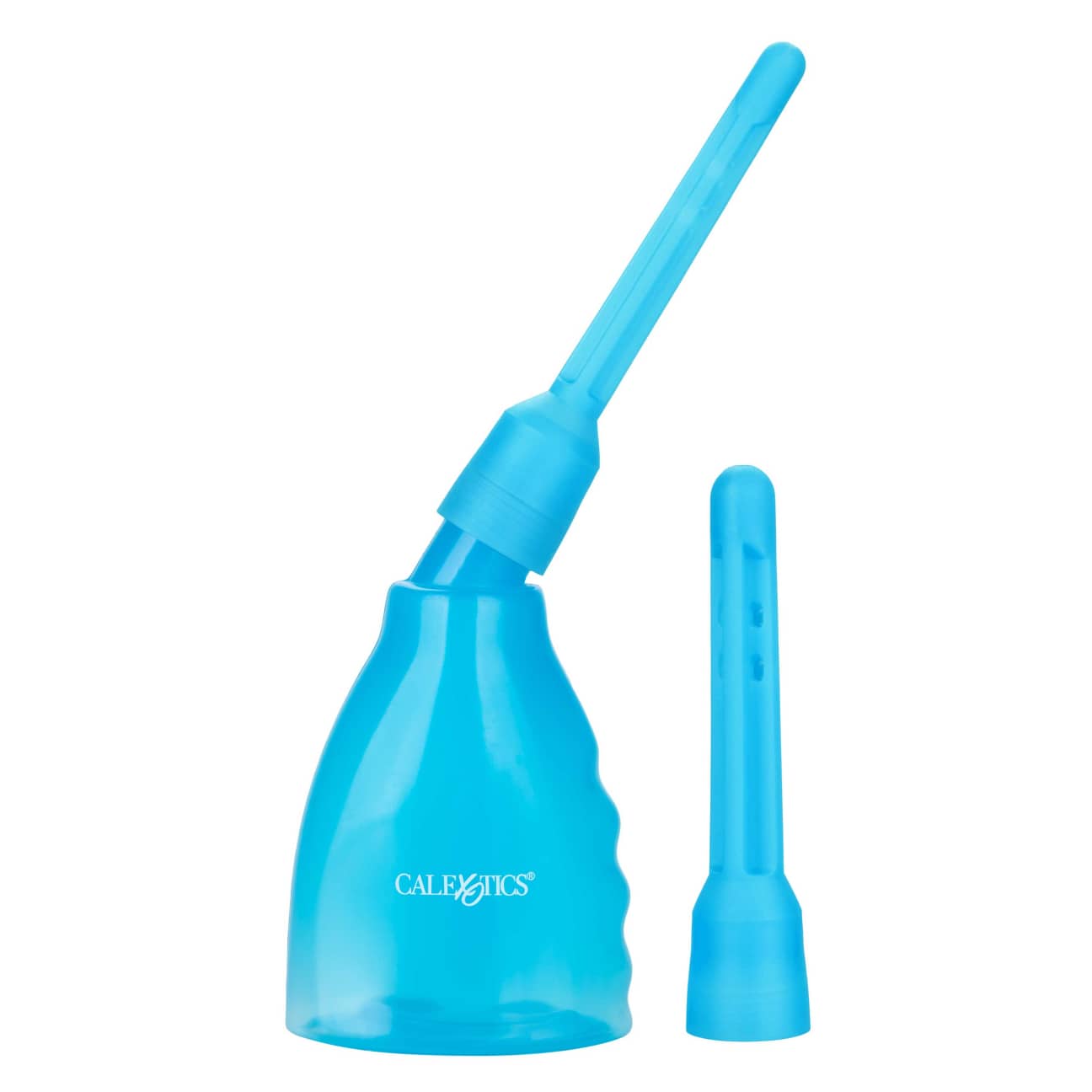 Ultimate Douche Blue squeeze bulb side view