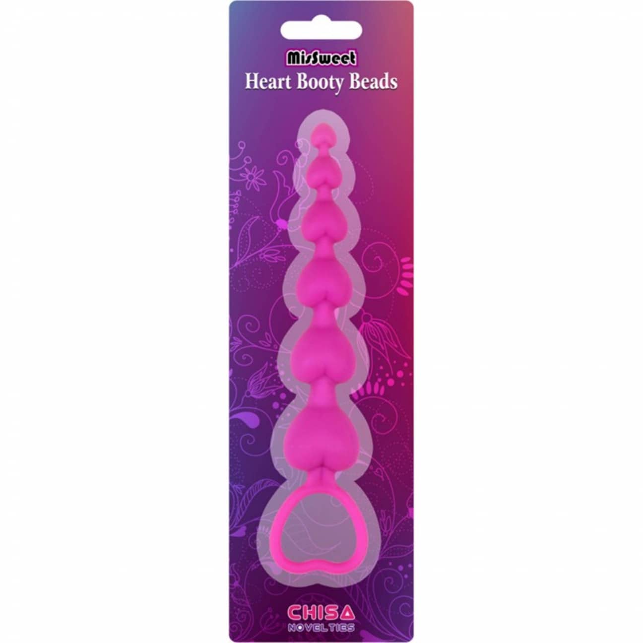 Heart Booty Beads Pink – product packaging by Chisa Toys