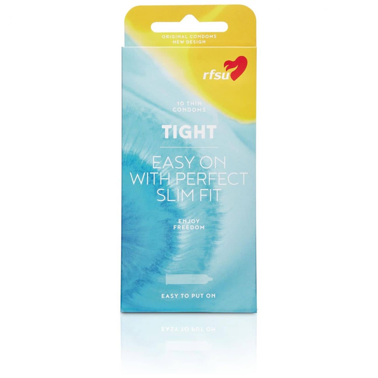 RFSU Tight Slim Fit 10-pack condoms front of packaging
