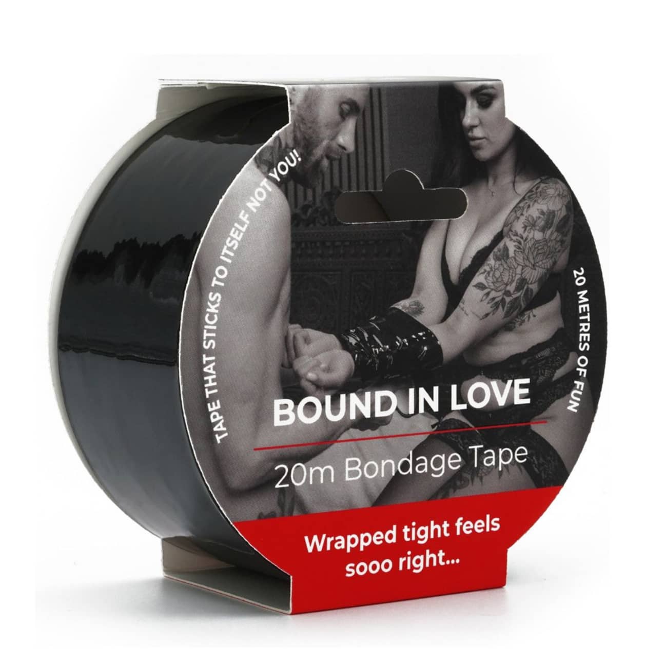 Sei Mio Pleasure Bound bondage tape application example